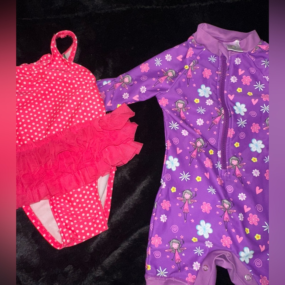 6-9 month baby girl swimsuit bundle